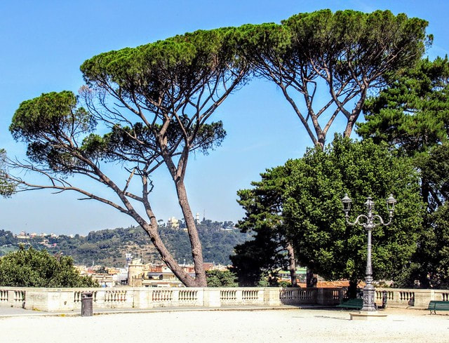 The terrace on the Pincio, Rome
