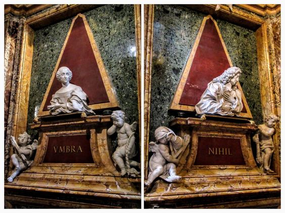 The tombs of Vittoria Parabiacchi & Angelo Altieri, Cappella Altieri in the church of Santa Maria in Campitelli, Rome