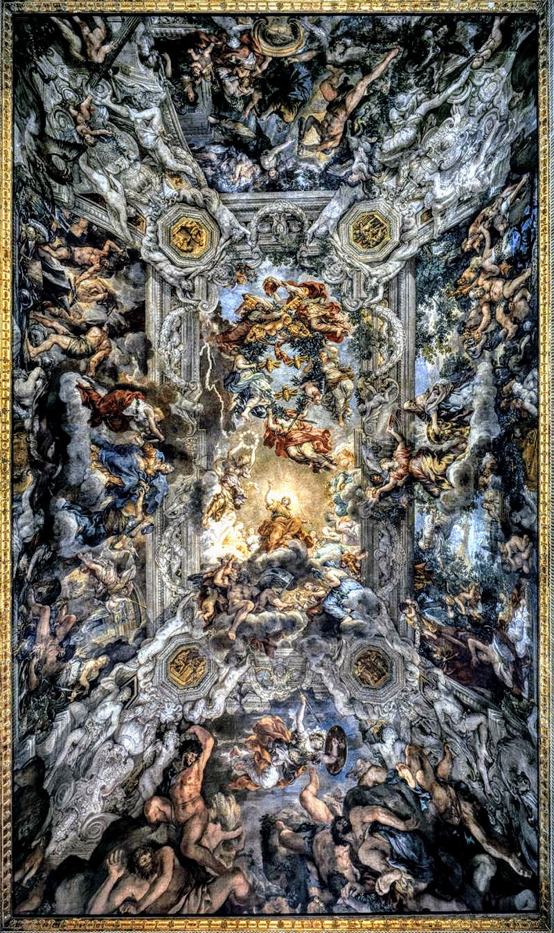 The Triumph of Divine Providence (det.), fresco by Pietro da Cortona, Palazzo Barberini, Rome