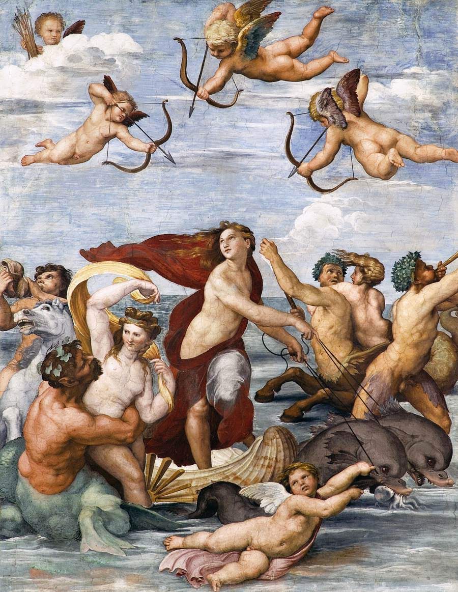 The Triumph of Galatea, fresco by Raphael, Villa Farnesina, Rome