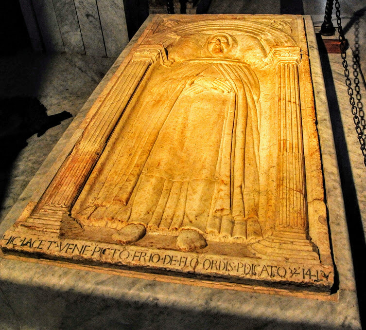 Tomb of Fra Angelico, Santa Maria sopra Minerva, Rome