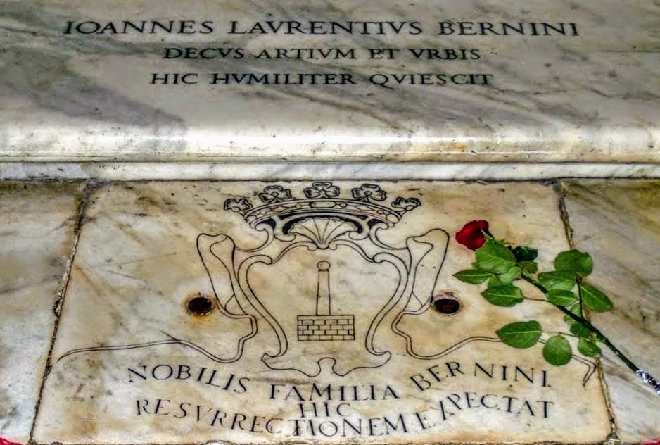 Tomb of Gian Lorenzo Bernini, Santa Maria Maggiore, Rome