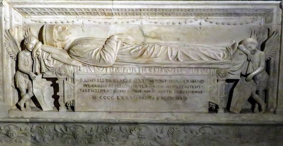 Tomb of Raffaele della Rovere (died 1477) by Andrea Bregno, church of Santi Apostoli, Rome