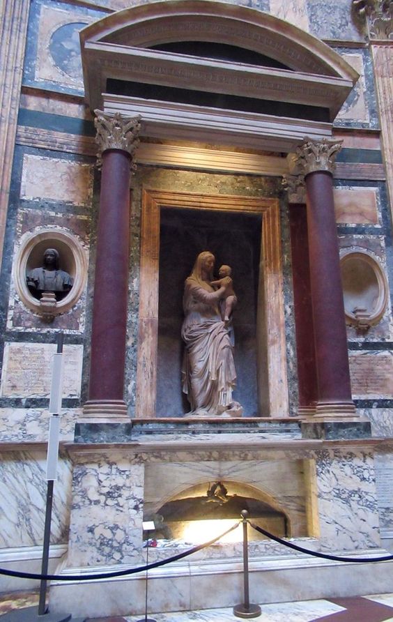 Tomb of Raphael (1473-1520), the Pantheon, Rome