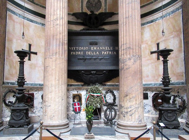Tomb of Vittorio Emanuele II, first king of Italy, Pantheon, Rome