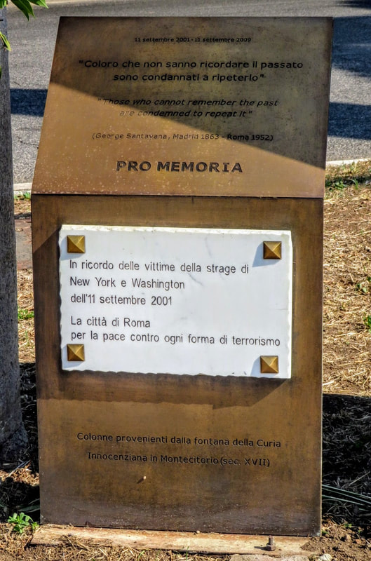 Twin Towers Memorial, Piazzale di Porta Capena, Rome