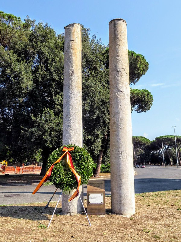 Twin Towers Monument, Piazzale di Porta Capena, Rome